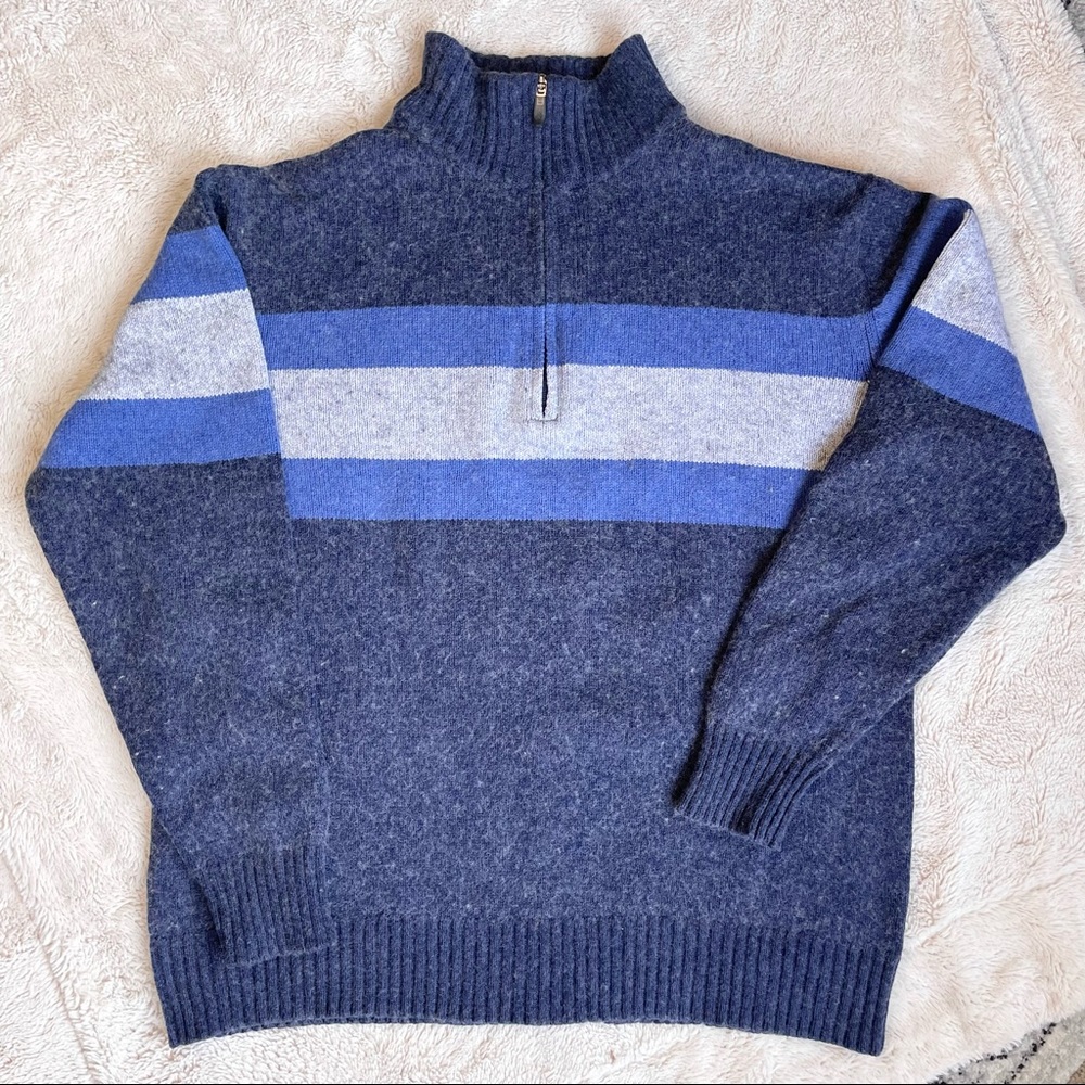 Columbia Wool Blend 1/2 Zip Sweater
